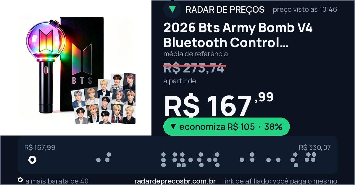 2026 Bts Army Bomb V4 Bluetooth Control Linterna Con Fotos