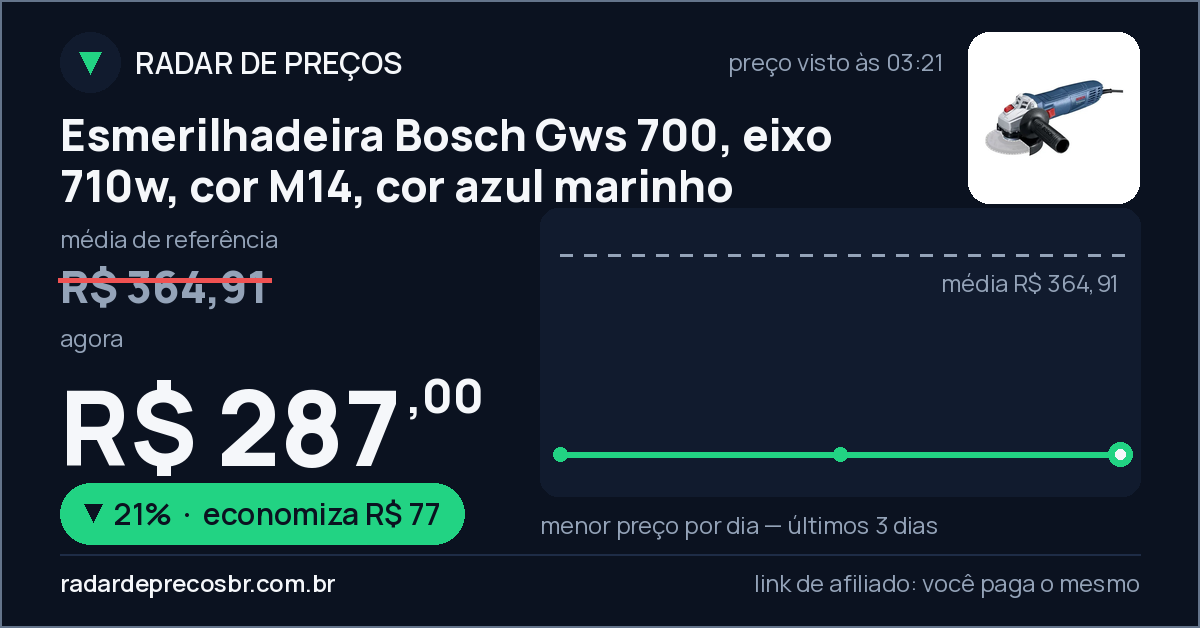 Esmerilhadeira Bosch Gws 700, eixo 710w, cor M14, cor azul marinho