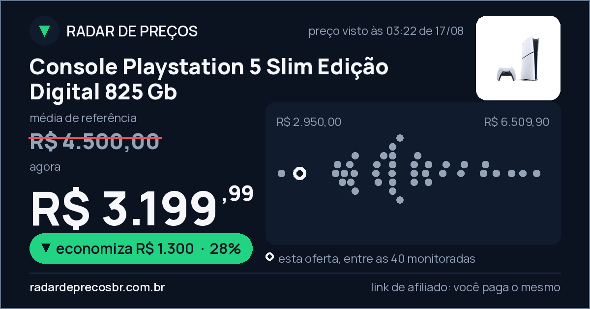 Console Playstation 5 Slim Edição Digital 825 Gb