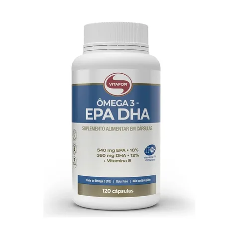 Ômega 3 EPA DHA 120 Cápsulas Vitafor