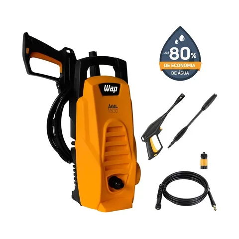 Lavadora De Alta Pressão 1400w 1300psi 300l/h Wap Ágil 1800