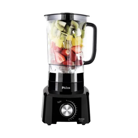 Liquidificador Philco 1200W 3L 12 Velocidades Preto PH900