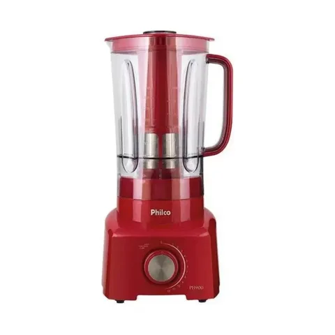 Liquidificador PH900 Com 12 Velocidades e Pulsar Potência de 1200W Cor Vermelho 3 L Philco