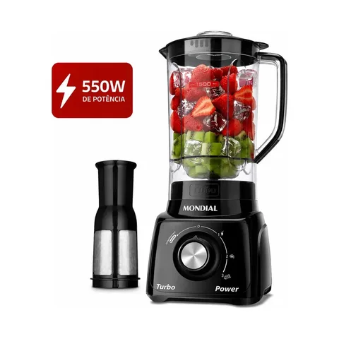 Liquidificador Turbo Power Mondial 550W - L-99 FB