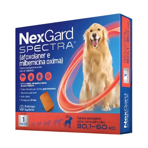 Nexgard Spectra para cães de 30 à 60kg 1 comprimido