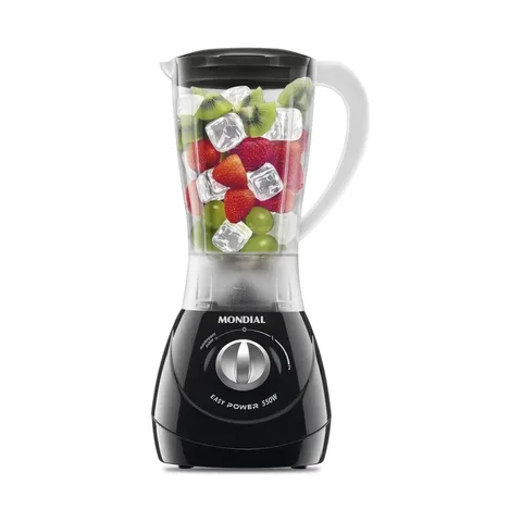 Liquidificador Mondial 1,5l Easy Power 550w L-550-b Cor Preto