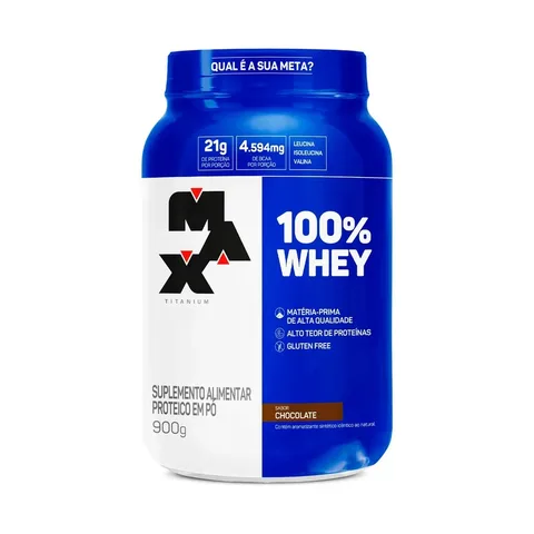 Whey Concentrado 100% Whey Protein Concentrado 900g Chocolate