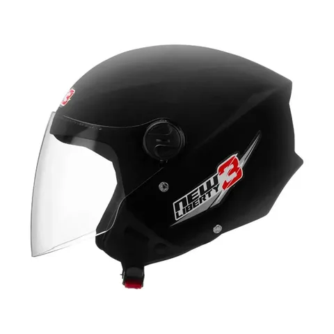 Capacete Moto Cor Preto-fosco PROTORK NEW LIBERTY T58