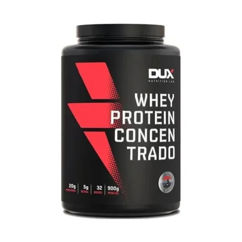 Whey Protein Concentrado DUX 900g Sabor Cappuccino
