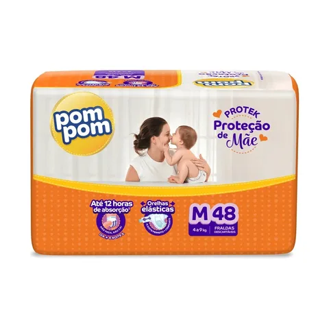 Fraldas Pom Pom Protek M x 48 unidades