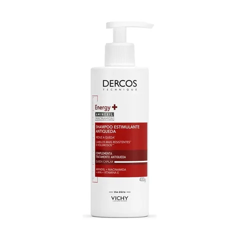 Shampoo Antiqueda Estimulante com Aminexil, Dercos Energy+ Vichy, 400g