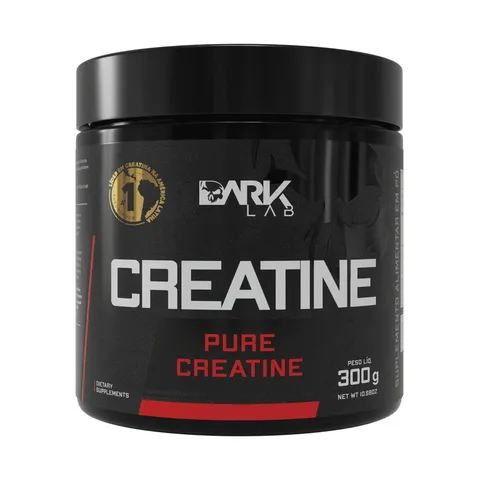Creatina Monohidratada em Pote 300g 100% Pura Dark Lab