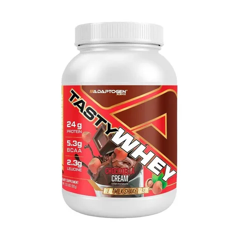 Suplemento Tasty Whey 3w Gourmet Whey Protein Adaptogen Science Pote 900g Sabor Chocotella