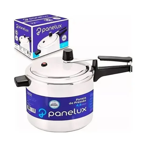 Panela de Pressão 4,5l Panelux Classic Polida Tachos