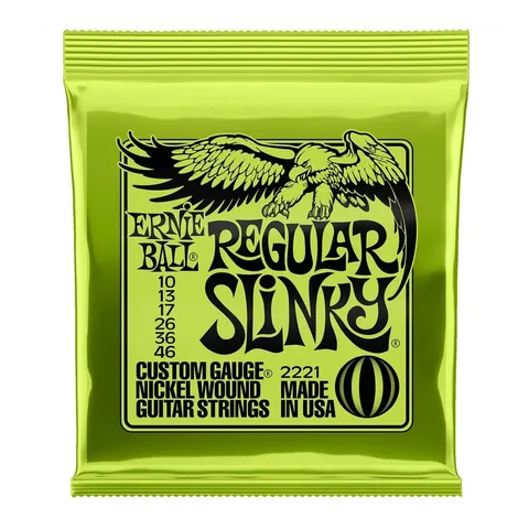 ENCORDOAMENTO 010-046 P/ GUITARRA REGULAR SLINK NIQUEL P02221 ERNIE BALL