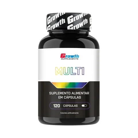 Multivitamínico 120 Cáps. Growth Supplements - Sabor Neutro (Nova Fórmula)