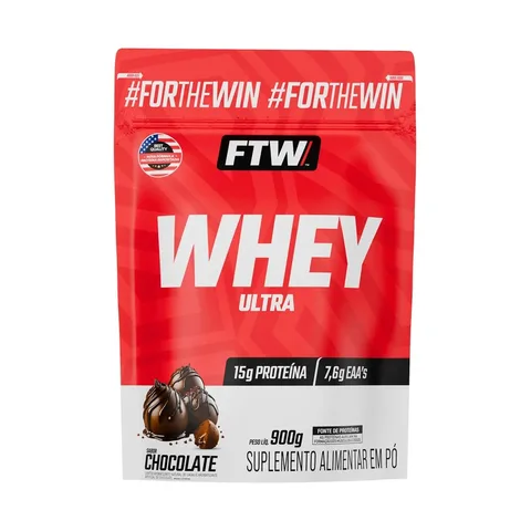 Whey Protein Ultra Refil 900g Sabor Chocolate - FTW