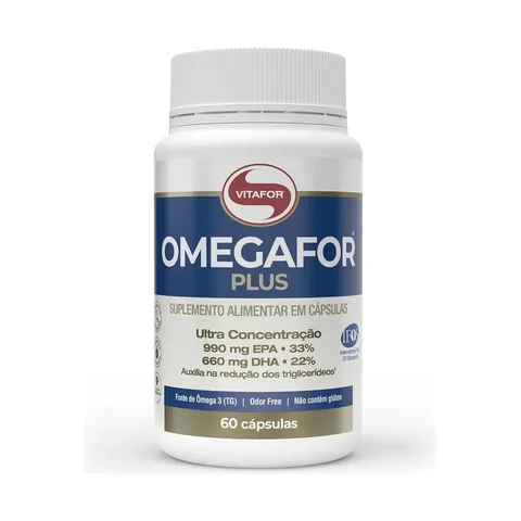 Omegafor Plus 60 Cápsulas Ômega 3 Vitafor
