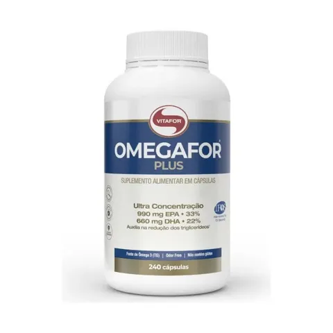 Suplemento Alimentar Omegafor Plus EPA e DHA 240 Cápsulas Vitafor