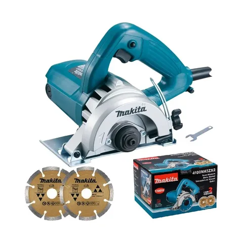 Serra Mármore 4.3/8 Pol 1.300w + 2 Discos 4100nh3zx2 Makita