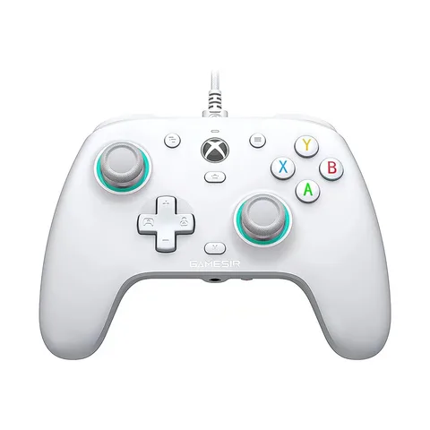 Controle GameSir G7 SE com Fio para Xbox One Series S X PC Hall Effect Botões Mecânicos Cor Branco