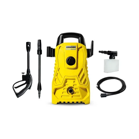Lavadora de Alta pressão Kärcher Compacta 1500 PSI/Libras 1400W 300L/h com Aplicador de Detergente e Lança Regulável 220v