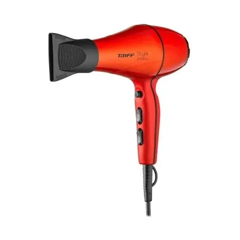 Secador De Cabelo Taiff Profissional Style Vermelho Clássico