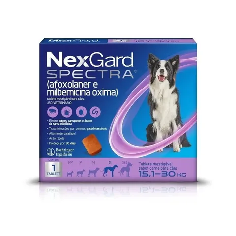 Antipulgas E Carrapatos Nexgard Spectra 15 A 30kg