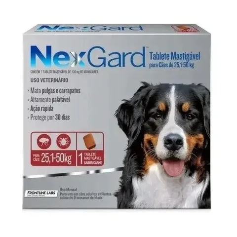 Antipulgas Boehringer Ingelheim Nexgard Cachorro 25-50kg 1 Comprimido