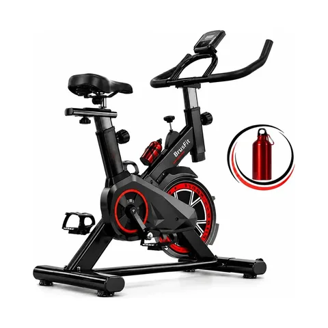 Brus fit Bicicleta Ergométrica Spinning Liftness X11 Cor Preto/vermelho Brusfit