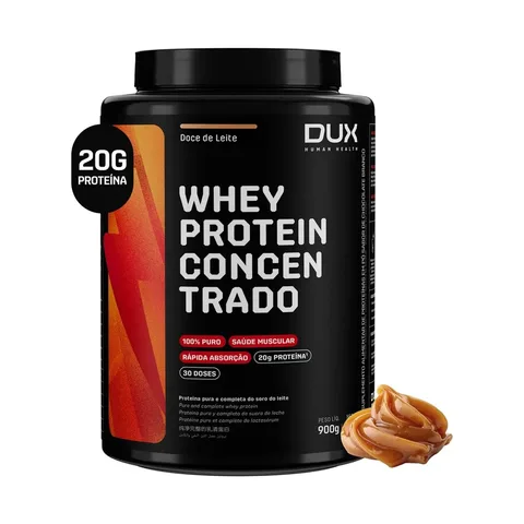Whey protein concentrado 900g doce de leite