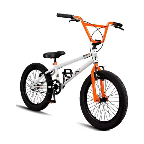 Bicicleta Aro 20 Pro-x Série 1 Bmx Freio V-brake Cor Branca/laranja