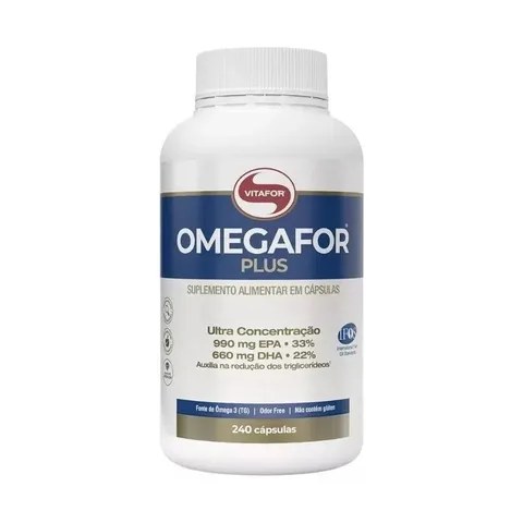 Omega 3 Omegafor Plus 240caps Concentrado Vitafor