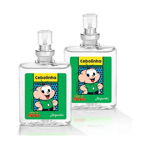 Kit 2x Perfumes Colônia Miniatura Cebolinha Turma Da Mônica Jequiti 25ml