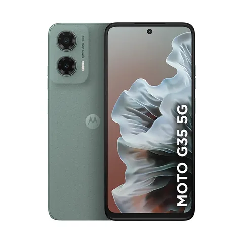Smartphone Motorola Moto g35 5G - 256GB 4GB RAM+8GB Ram Boost e Camera 50MP com AI NFC Tela 6.7" com Superbrilho - Cinza Vegan Leather