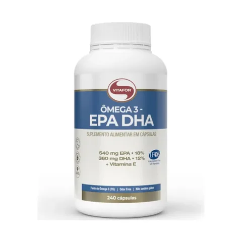 Ômega 3 Epa Dha 240 Cápsulas Vitafor Sem Sabor