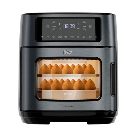 Fritadeira Elétrica Air Fryer Oven Black INOX WAP WAOD2