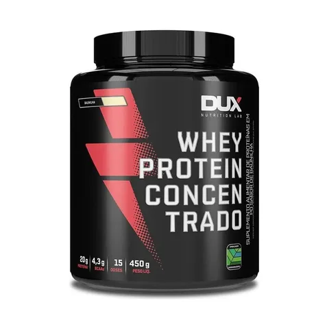 DUX Whey Protein Concentrado 450g PoteCaramelo Salgado