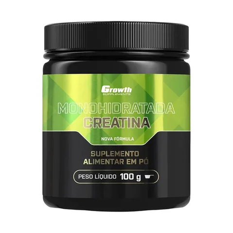 Creatina Monohidratada 100g Growth Supplements - Sem Sabor em Pó