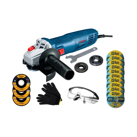Esmerilhadeira Lixadeira Gws700 710w Bosch C/ Acessórios Cor Azul Frequência 50/60hz