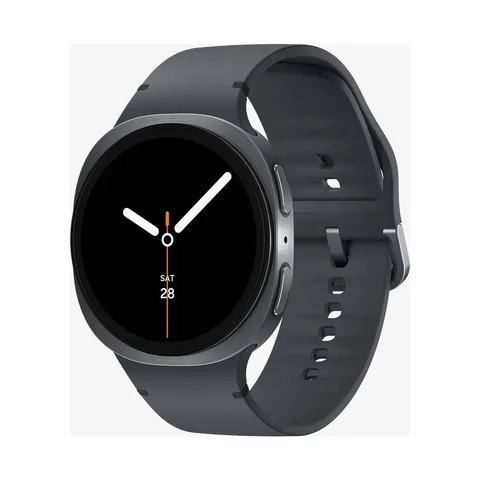 Smartwatch Samsung Galaxy Watch 8 40mm BT GPS, Branco com Pulseira Milanês Cinza-escuro