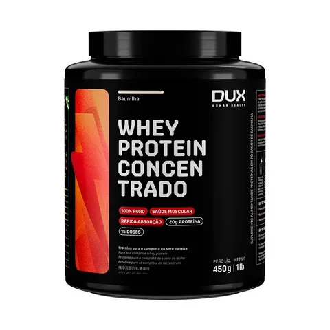 Whey Protein Concentrado - Pote 450g Sabor Torta De Limão