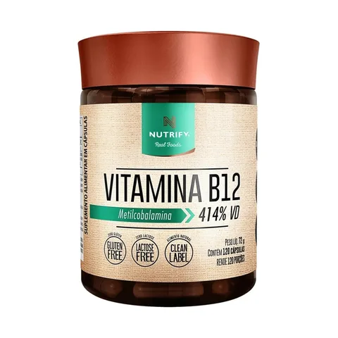 Vitamina B12 - Nutrify 120 Cápsulas
