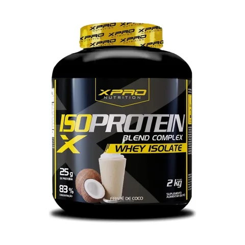Suplemento Whey Protein Iso Blend Complex 2kg Frapê de Coco Zero Açúcar - XPro Nutrition