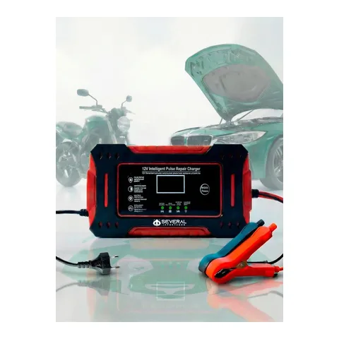 Carregador Inteligente De Bateria Automotiva Several Importados 12v Portátil Rápido Para Carro Moto E Veículos Several