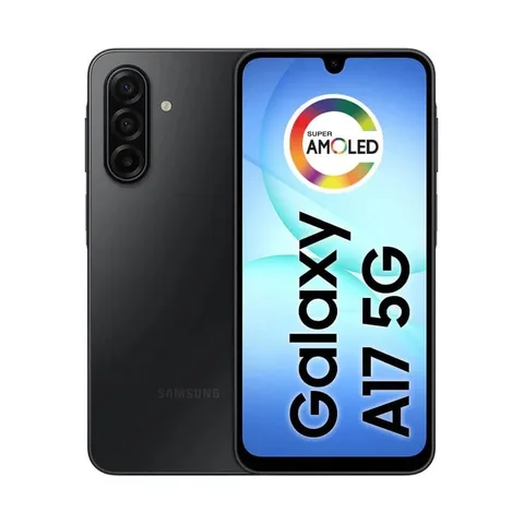 Smartphone Samsung Galaxy A17 5G 128GB 4GB Super Amoled 6.7'' Câmera 50MP Selfie 13 MP 5000 mAh NFC Dual Sim Recursos IA - Preto