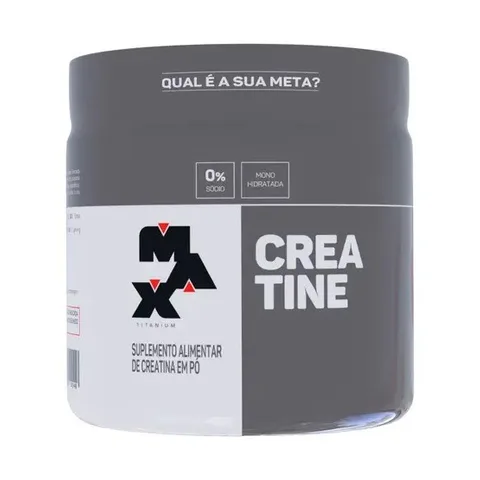 Creatina 150g Creatina Monohidratada Max Titanium Sem Sabor Alta Pureza