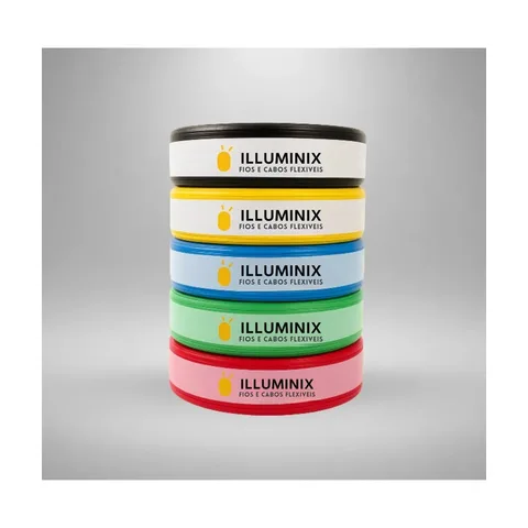 Cabo Flexível 1,5 Mm² Illuminix Rolo Com 100 Metros 750v Amarelo
