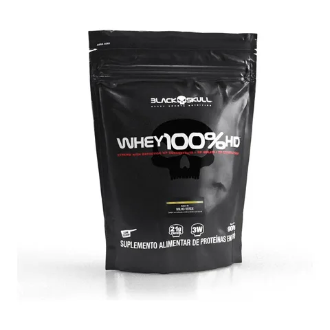 Refill Whey 100% Hd Sabores I 900g I Black Skull Milho Verde