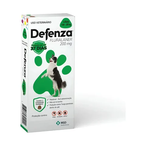 Antipulgas DEFENZA Defenza para Cães de 10 a 20 kg
